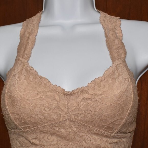 Free People Nude Lace Bra Size Small - Picture 5 of 14